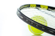 Tennis ball and racket