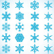 Snowflakes icon collection