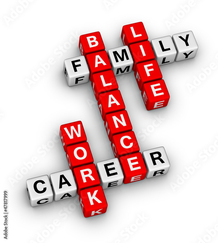 Illustration: work and life balance work and life balance