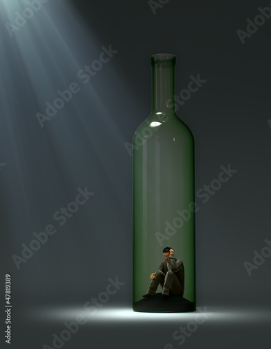 Illustration: Alcohol addiction Alcohol addiction