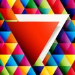 Abstract triangle background