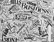 black and white news headlines