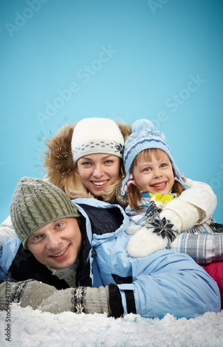 Photo: Lying in snow Lying in snow