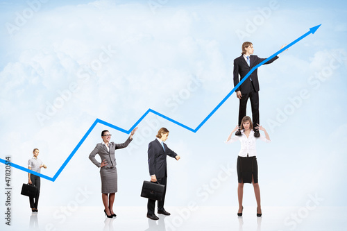 Photo: Business Growth And Success Graph Business Growth And Success Graph