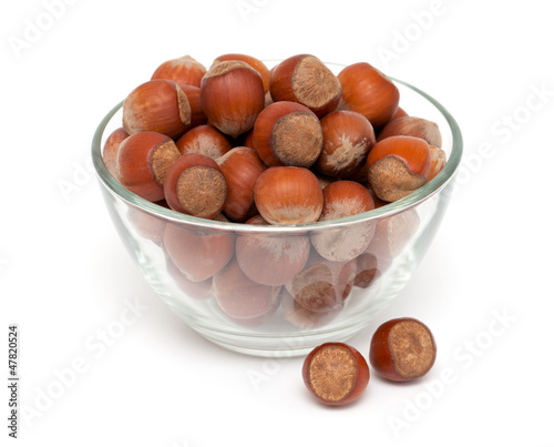 Photo: hazelnuts in aa bowl hazelnuts in aa bowl
