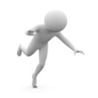 3d human - stumble