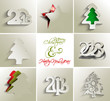 merry christmas and new year 2013, vector