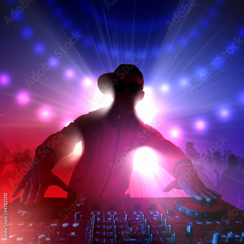 Photo: dj and mixer dj and mixer