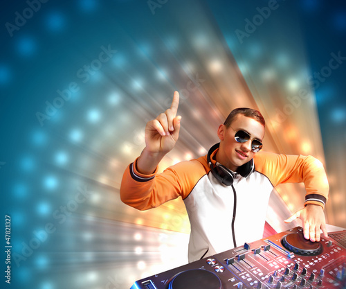 Photo: dj and mixer dj and mixer