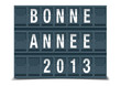 Vektor: Carte de voeux 2013 - afficheur avion Carte de voeux 2013 - afficheur avion