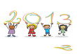 Bonne Année 2013 enfants