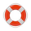 Lifebuoy Isolated on White.