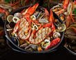 Seafood. Prepared Shellfish. Mediterranean.