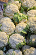 Blumenkohl am Gemüsemarkt