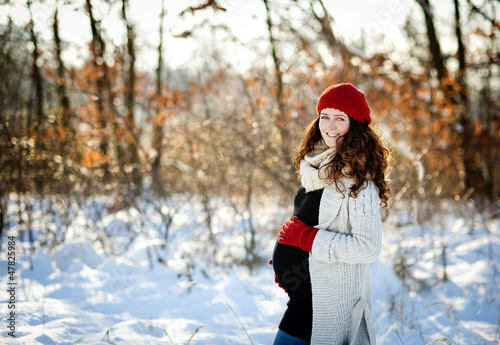 Photo: Winter Pregnancy Winter Pregnancy