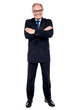 Confident cheerful matured businessperson