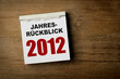Jahresrückblick 2012