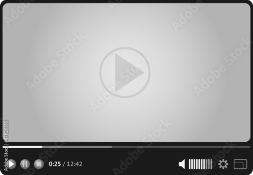 Vector: Online video player for web Online video player for web