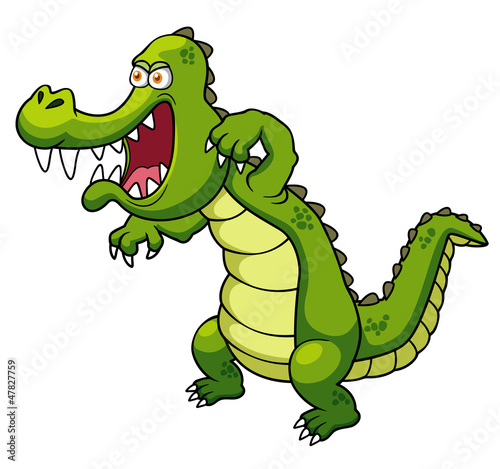 Vector: illustration of Cartoon crocodile illustration of Cartoon crocodile