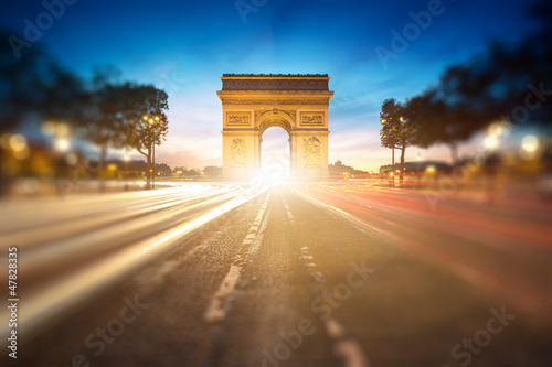 Photo: Arc de Triomphe Paris France Arc de Triomphe Paris France