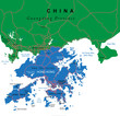 Hong Kong map