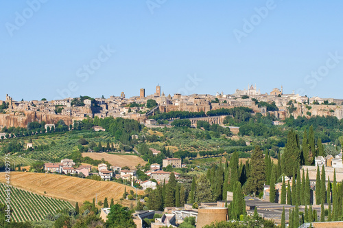 Photo: Panoramic view of Orvieto. Umbria. Italy. Panoramic view of Orvieto. Umbria. Italy.
