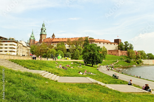 Photo: Cracow in a summer. Cracow in a summer.