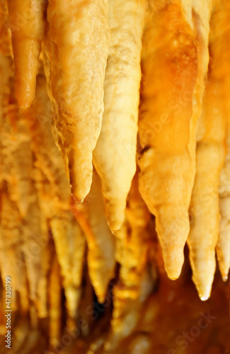 Photo: Stalactites cave. Stalactites cave.