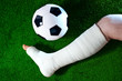 Photo: Broken leg Broken leg