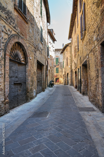 Photo: Alleyway. San Gemini. Umbria. Italy. Alleyway. San Gemini. Umbria. Italy.