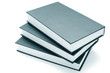 Stack of books. Monochrome