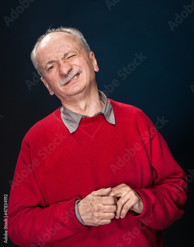 Photo: Grimace of pain Grimace of pain