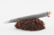 tobacco roll paper joint isolated