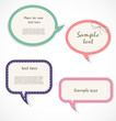 Speech bubbles