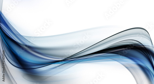 Illustration: Awesome grunge blue fractal wave Awesome grunge blue fractal wave