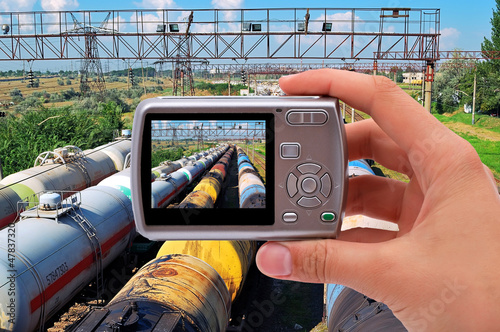 Photo: photographing train photographing train
