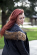 Young Woman with Beautiful Auburn Hair