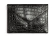 Photo: Crocodile leather clutch Crocodile leather clutch
