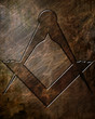 Masonic square and compass