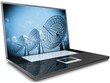 Illustration: Laptop isolated on white background Laptop isolated on white background