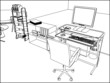 Interior Office Room Vector 11