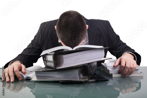 Photo: Stressed at work Stressed at work