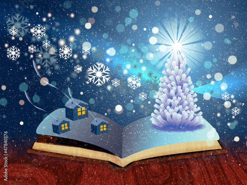 Illustration: Magic winter book Magic winter book