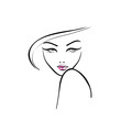 Abstract woman portrait