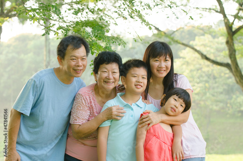 Photo: asian family outdoor enjoyment asian family outdoor enjoyment