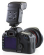 appareil photo reflex numérique et flash