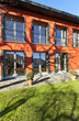 beautiful apartment, outdoor, red facade