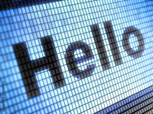 Illustration: hello hello