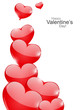 Vektor: Heart balloon background Heart balloon background