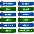 Social media buttons